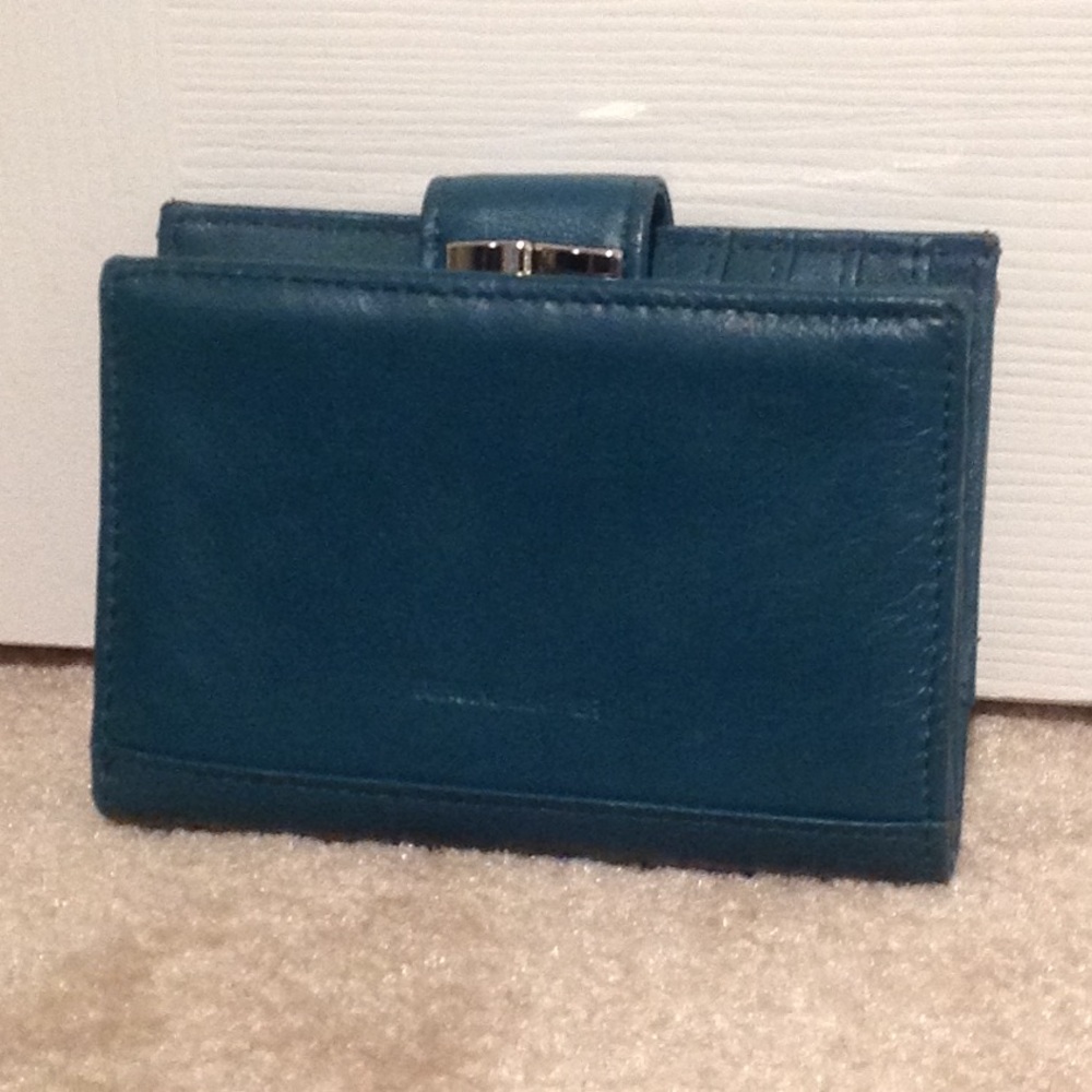 Real leather wallet NWOT